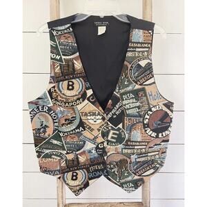 World Traveler Tapestry Vest 
Saddle River Men’s Size L/XL